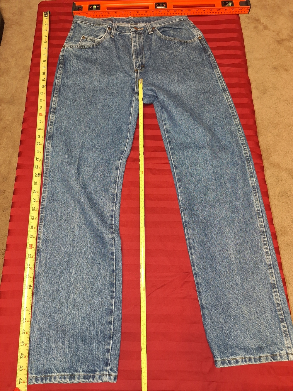 Wrangler Men's Straight-Leg Denim Jeans in Blue